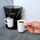 Cafetera Electrica Microsonic Doble Goteo 2 Tazas De Regalo