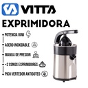 Exprimidor Kanji Home KJH-JM080 80W 2 Conos Acero Inoxidable