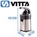 Exprimidor Kanji Home KJH-JM080 80W 2 Conos Acero Inoxidable