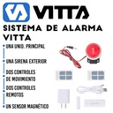 Kit De Alarma Domiciliaria Vitta VIT-ALAM001 WiFi Inalámbric
