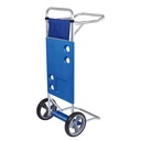 Carrito P/Playa Caño Aluminio Portavasos Mesa Auxiliar 15 Kg