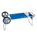 Carrito P/Playa Caño Aluminio Portavasos Mesa Auxiliar 15 Kg