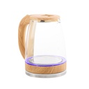 Pava Eléctrica Vitta Corte Mate Vidrio Madera 2Lts 1500W