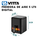 Freidora De Aire Vitta AFR-1401 Digital 1400W 5L 7 Funciones