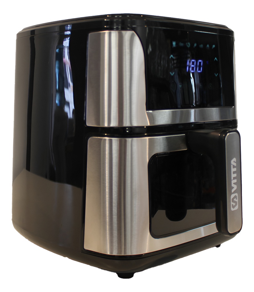 Freidora De Aire Vitta 6.5lt Sin Aceite 1500w Plateado