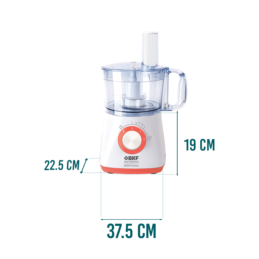 Multiprocesadora BKF BF-FP807B 800W 6 En 1 Jarra Licuadora