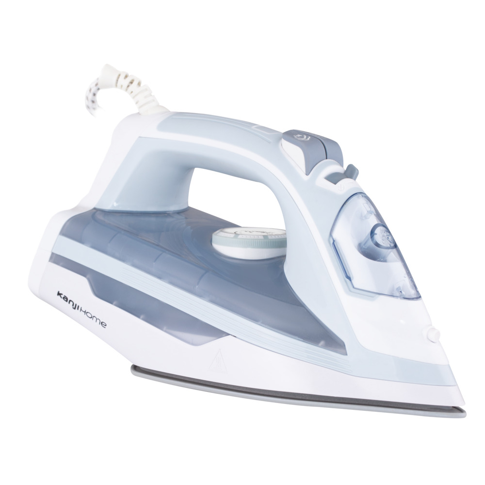 Plancha A Vapor Kanji 2200 Watts Base Cerámica Antiadherente
