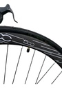 Bicicleta De Gravel R700c Fiat 500 Aluminio Rodado 28.5 Gris R28.5