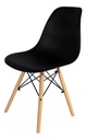 Silla Eames Diseño Moderno Patas Madera Cocina Comedor-3953
