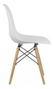 Silla Eames Diseño Moderno Patas Madera Cocina Comedor-3953
