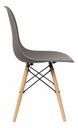 Silla Eames Diseño Moderno Patas Madera Cocina Comedor-3953