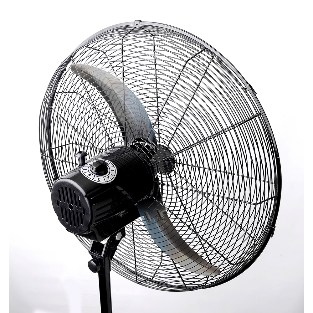Ventilador Industrial De Pie Axel AX-PIE24 24" Aspas Metal