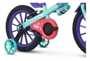 Bicicleta Infantil Nathor R16 Ariel Sirenita Canasto