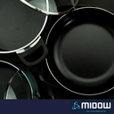 Bateria De Cocina 9 Piezas Midow Set Ollas Sarten Wok Teflon Negro
