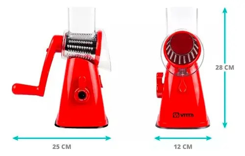 Rallador Vitta Kjhsaladm01 Acero Inoxidable