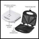 Sandwichera Electrica Kanjihome Kjh-sm700sw Blanca 700w Cts