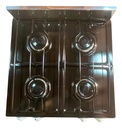 Anafe Cocina 4 Hornallas Enlozado Quemador Aluminio