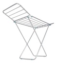Tender De Piso Para Ropa Mor 006046 De Aluminio Con Alas Plateado