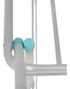 Tender De Piso Para Ropa Mor 006046 De Aluminio Con Alas Plateado