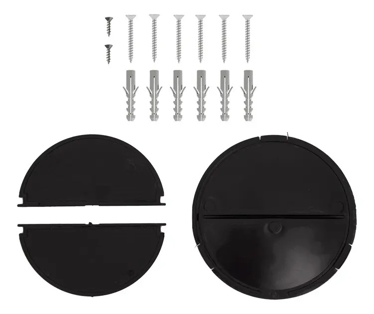 Extractor Purificador Kanji De Cocina 3v Luz Led 120w Filtro Negro