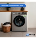 Lavarropas Vitta Inverter 8kg Silver 1200 Rpm Vit-wmcfsl8k