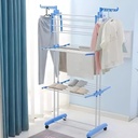 Tender Vertical 3 Niveles De Pie Vitta Celeste Plegable