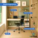 Silla Escritorio Ultrom Oficina Ejecutiva Ergonomica
