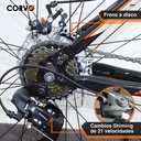 Bicicleta Mtb R29 Corvo 21 V Acero Suspensión Freno A Disco