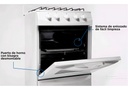 Cocina Escorial Candor Gas Envasado Con Puerta Con Visor Color Blanco