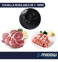 Cortadora Fiambres Y Alimentos Familiar Midow Corte 1-15mm
