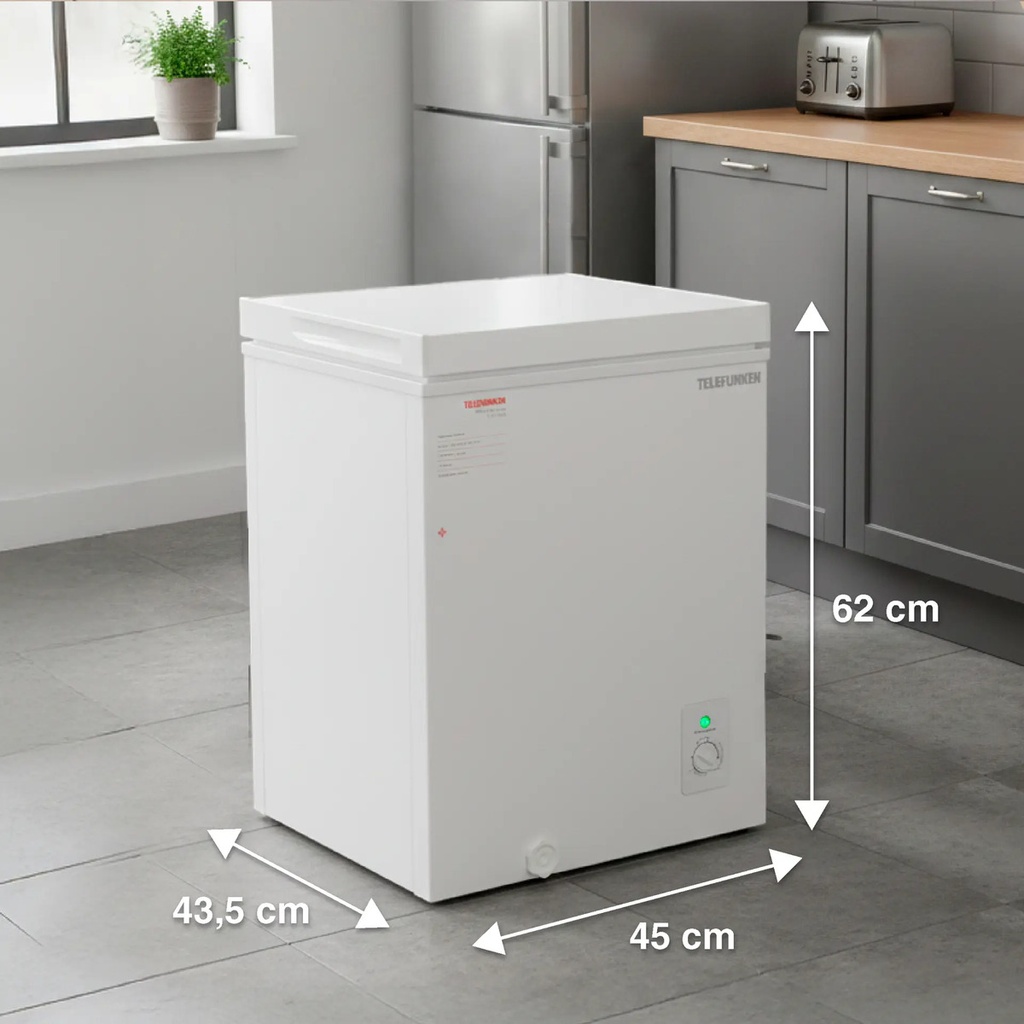 Freezer De Pozo Tfk-fp50 50 Litros Telefunken Color Blanco