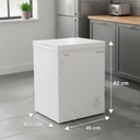 Freezer De Pozo Tfk-fp50 50 Litros Telefunken Color Blanco