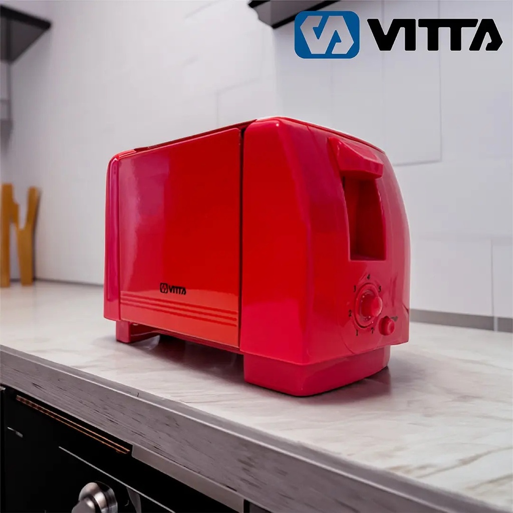 Tostadoras Electricas 2 Panes 6 Niveles 800w - Vitta
