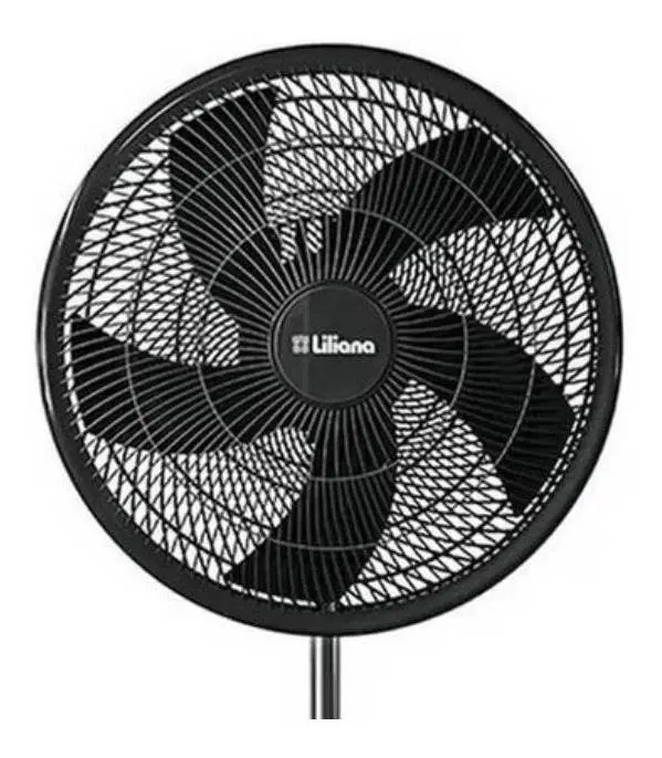 Ventilador De Pie Liliana Vp16p 16 220 v Negro Cantidad De Aspas 5 Diámetro 16   Material De Las Aspas Plástico