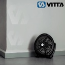 Ventilador Turbo 20  130w Vitta Potente 5 Aspas Reclinable - 50 Cm - 50 - Negro - Negro - Plástico - 5
