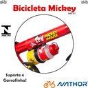 Bicicleta Infantil Aro 12 Mickey Nathor Color Rojo