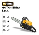 Motosierra Naftera Arranque Facil 52cc 20'' 3 Hp Vitta Amarillo