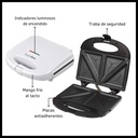 Sandwichera Electrica Kanjihome Kjh-sm700sw Blanca 700w Cts