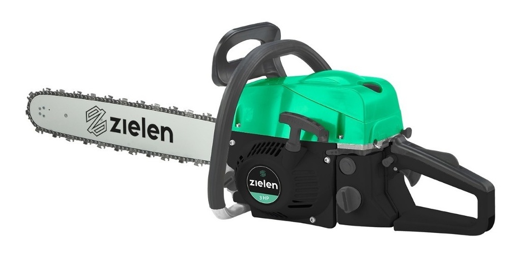 Motosierra A Nafta Zielen 52cc Verde Zms1 1800w