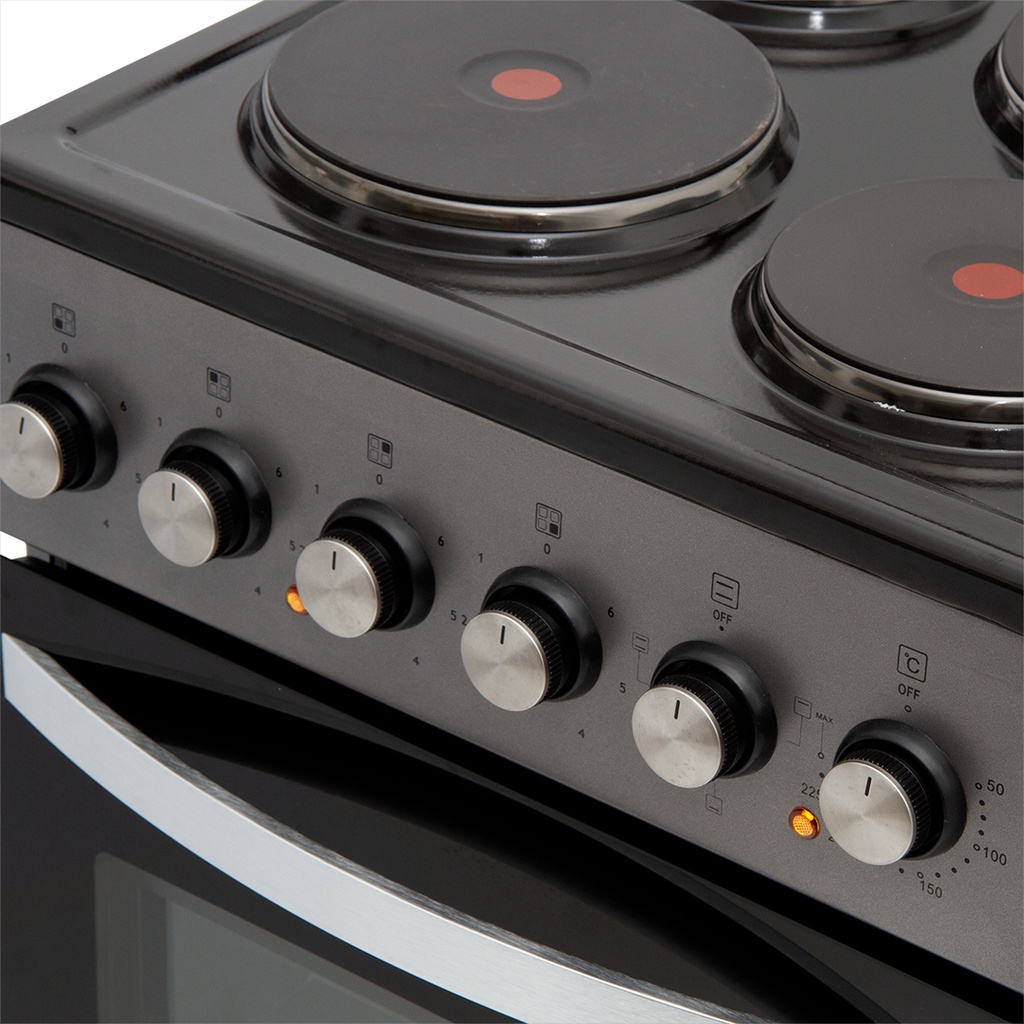 Cocina Eléctrica Kanji Black Grill Kjh-ekg001v Gris 220v