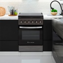 Cocina Eléctrica Kanji Black Grill Kjh-ekg001v Gris 220v