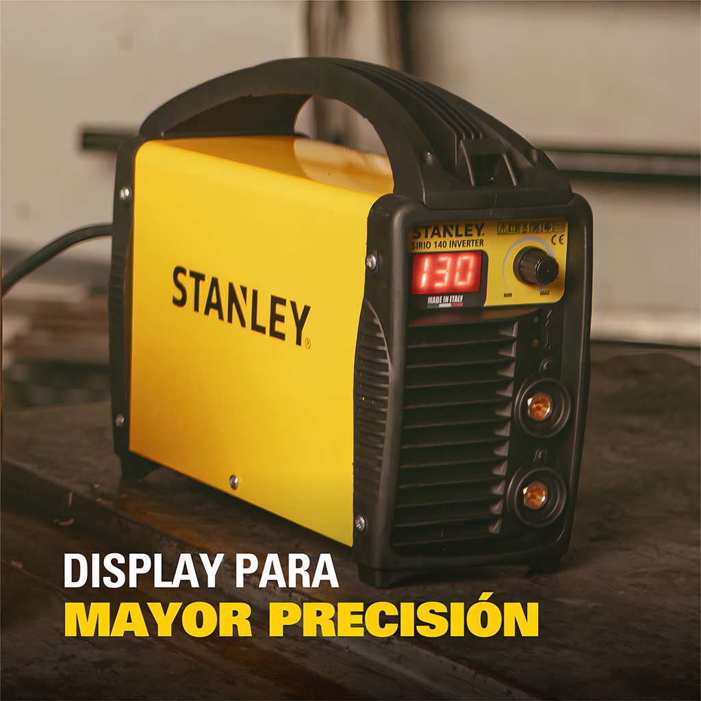 Soldadora Inverter Stanley Sirio 140 Origen Italia 130 Amp