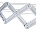 Tendedero Tender Mor De Pared Ropa Plegable Acero 1 Metro