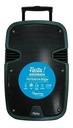 Parlante Harrison Kj-fluid - 12 Pulgadas Luces Led C/ Lector