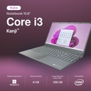 Notebook Kanji 15.6 Intel Core I3 10110u 256gb Emmc 8gb Ram Color Negro