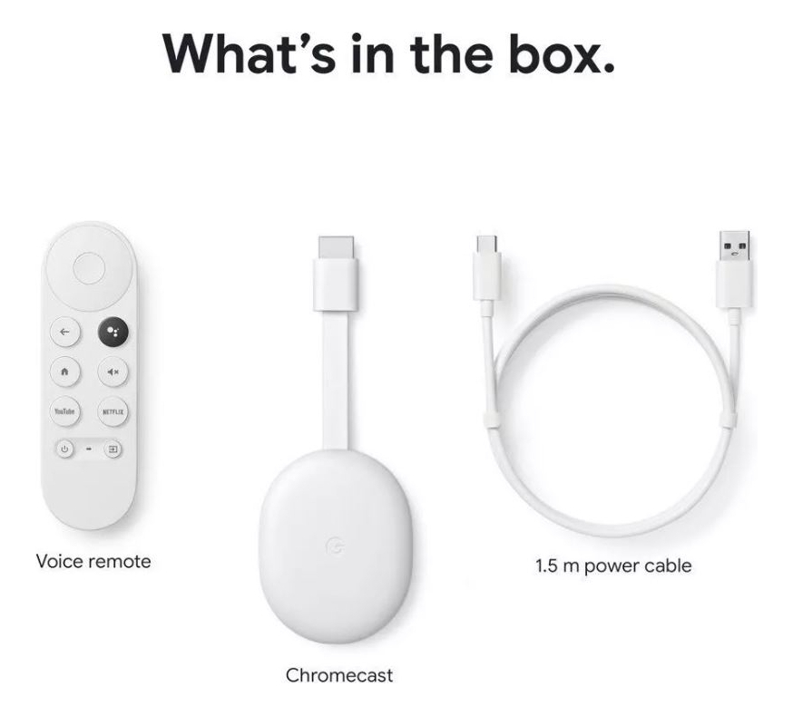Chromecast Google Tv Hd 8gb 2gb Ram 60 Fps Wifi - Bluetooth.