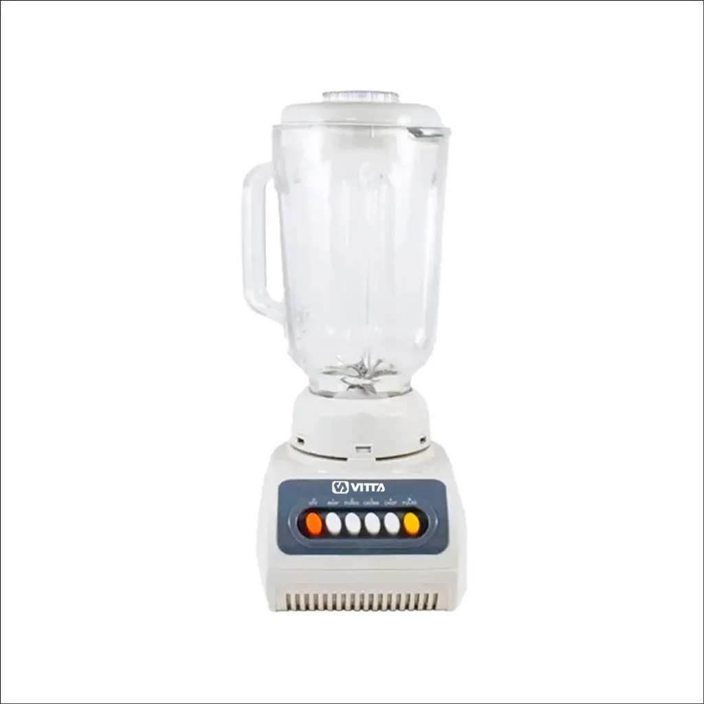 Licuadora Vitta 2 En 1 - Blanca Con Jarra De Vidrio 220v