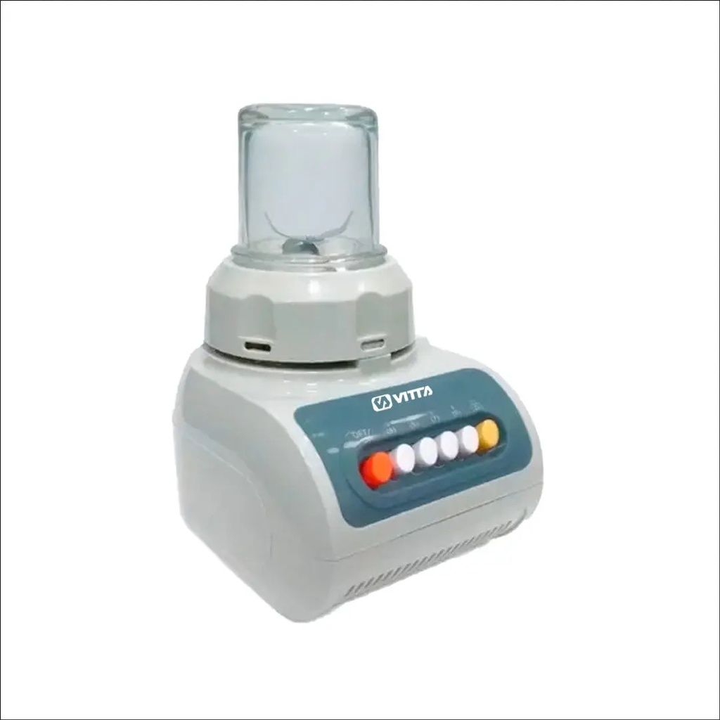 Licuadora Vitta 2 En 1 - Blanca Con Jarra De Vidrio 220v