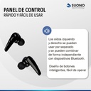 Auriculares Inalámbricos Suono Snau-1001 Bluetooth 5,0 Gamer