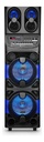 Parlante Portátil Ken Brown Boom 10 Con Bluetooth, Karaoke Y Led, Negro, 40000w Rms, 12v